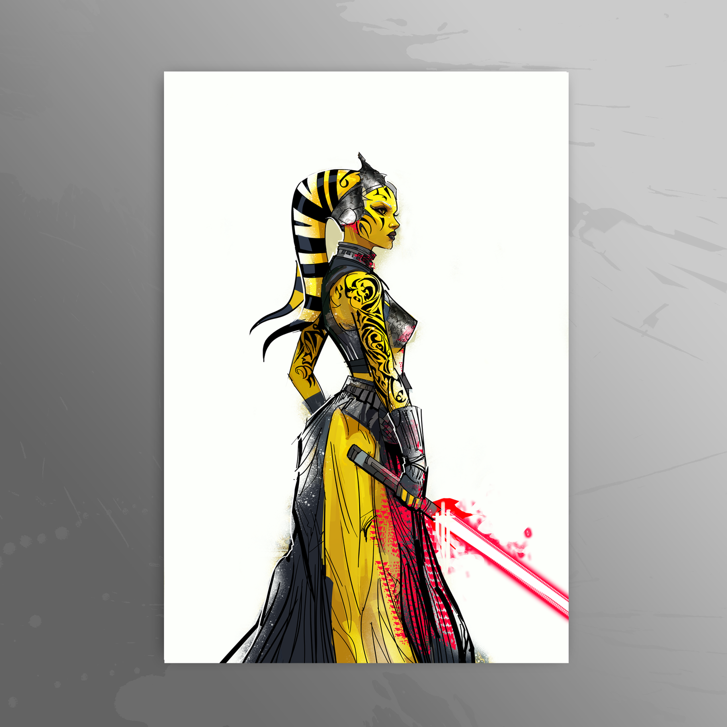 'Lady Savage' art print by Venamis Eli Hyder