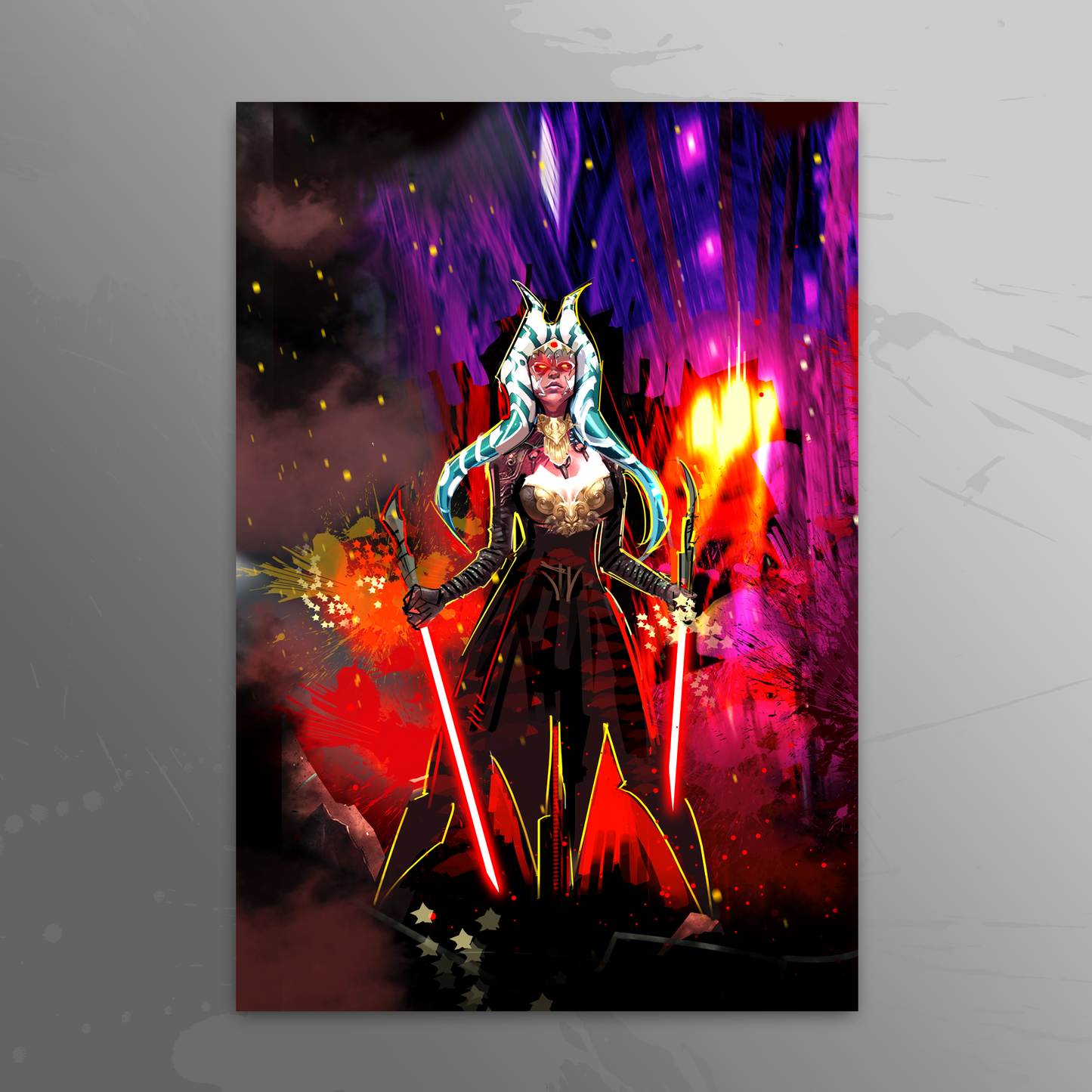 'Evil Ahsoka' art print by Eli Hyder