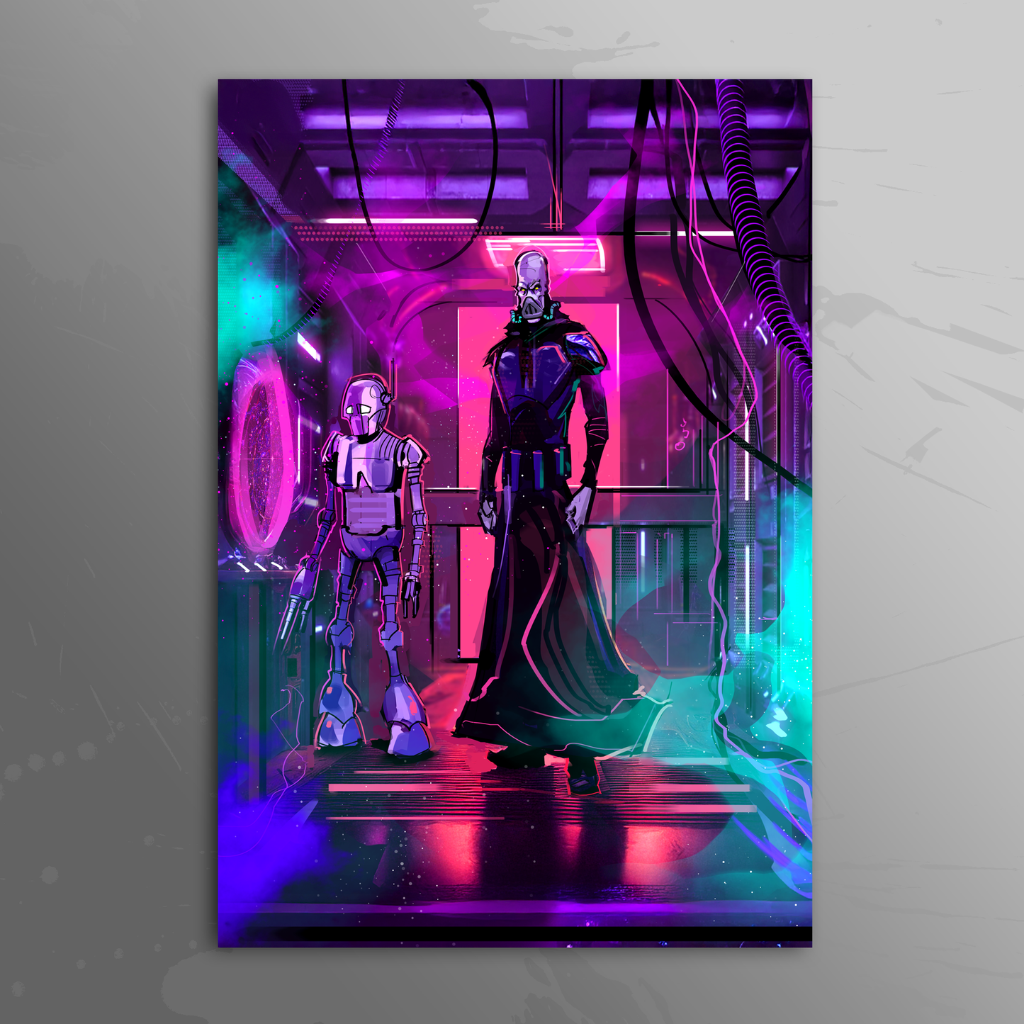 'Darkside Science' art print by Venamis Eli Hyder