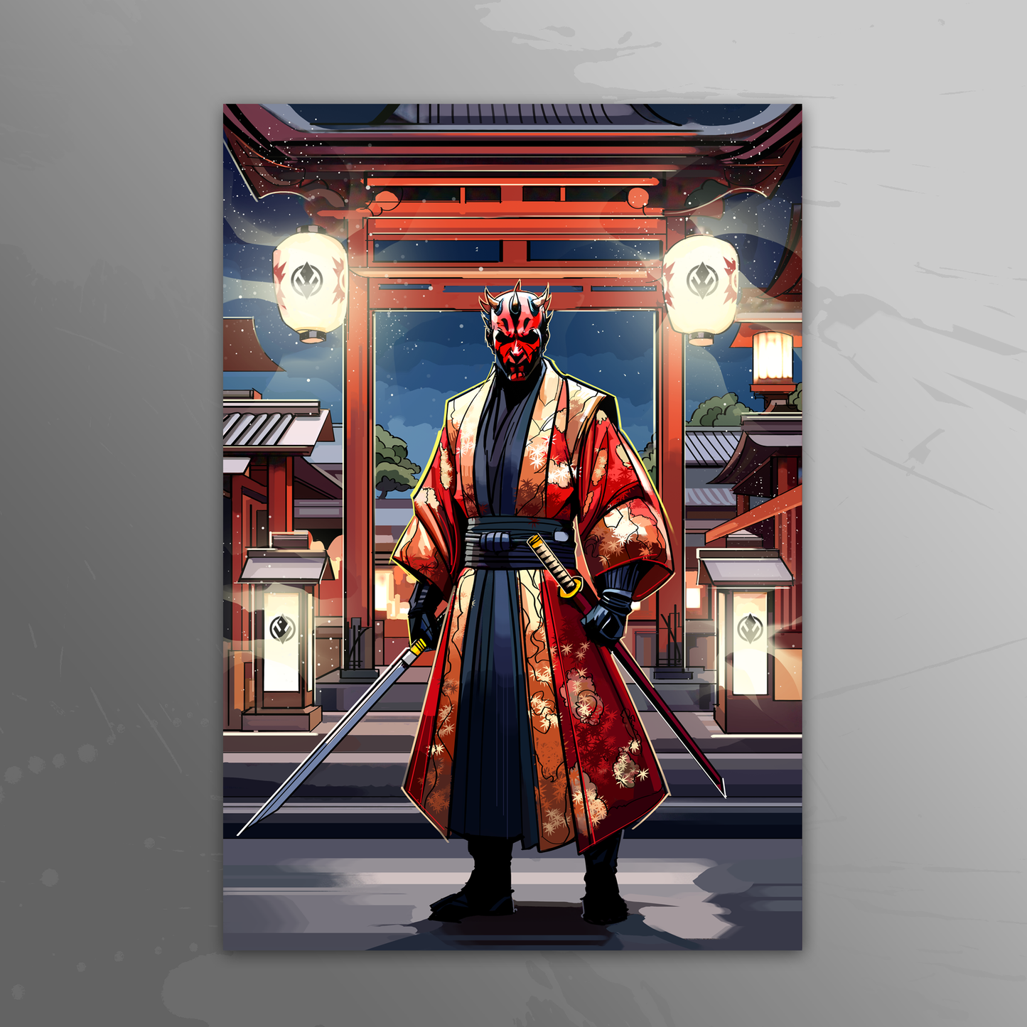 Japan Celebration Maul art print by Venamis Eli Hyder