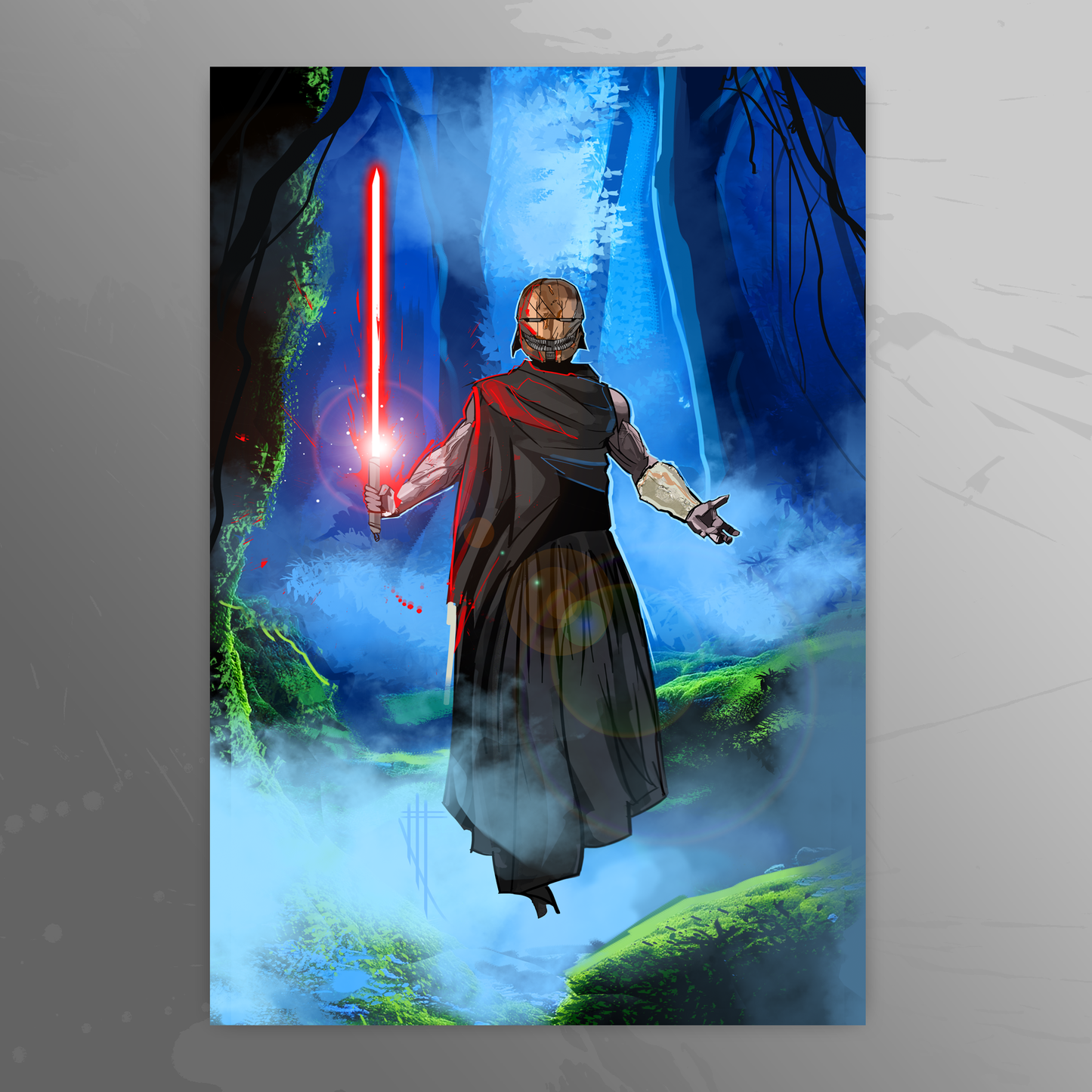 'The Stranger' Art print by Venamis Eli Hyder