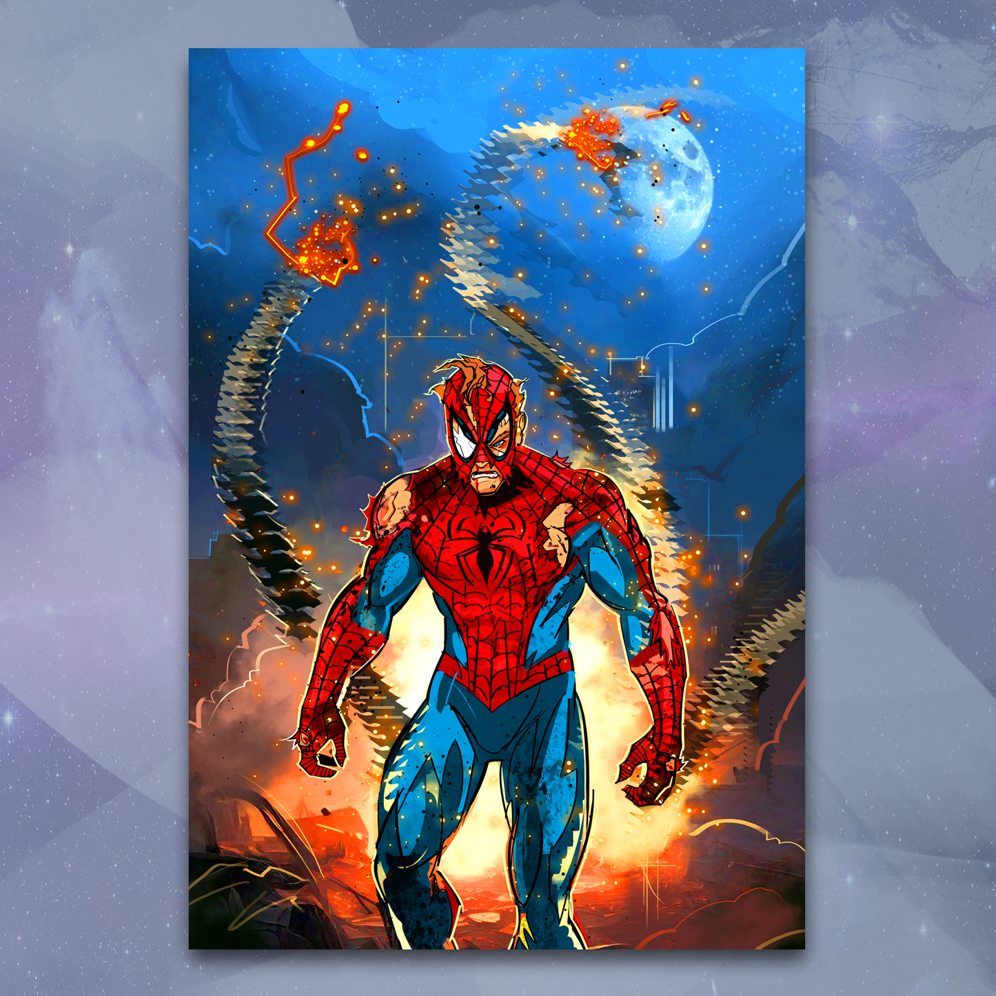 'Battle Damage' art print by Venamis Eli Hyder