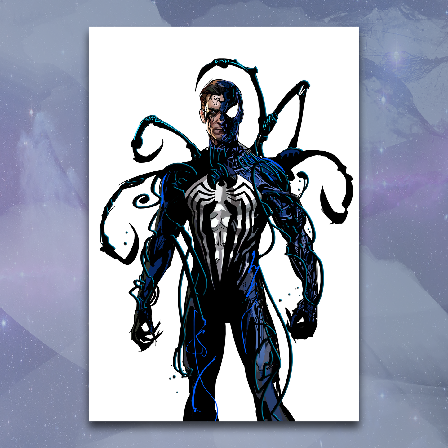 'Symbiote suit' art print by Venamis Eli Hyder