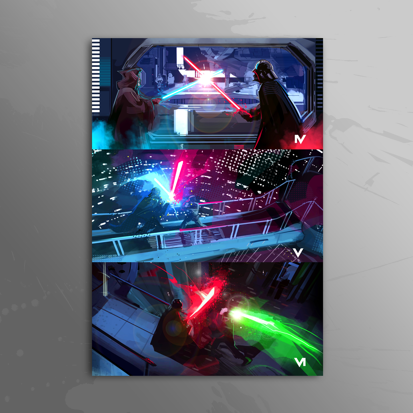 'Duels 4-6' art print by Venamis Eli Hyder
