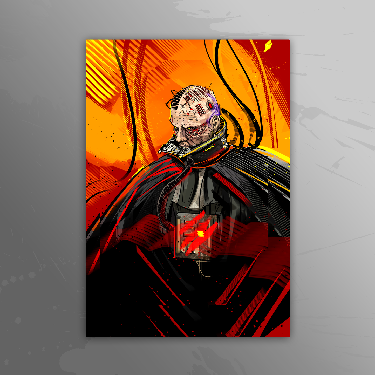 'Battle Damaged' art print by Venamis Eli Hyder