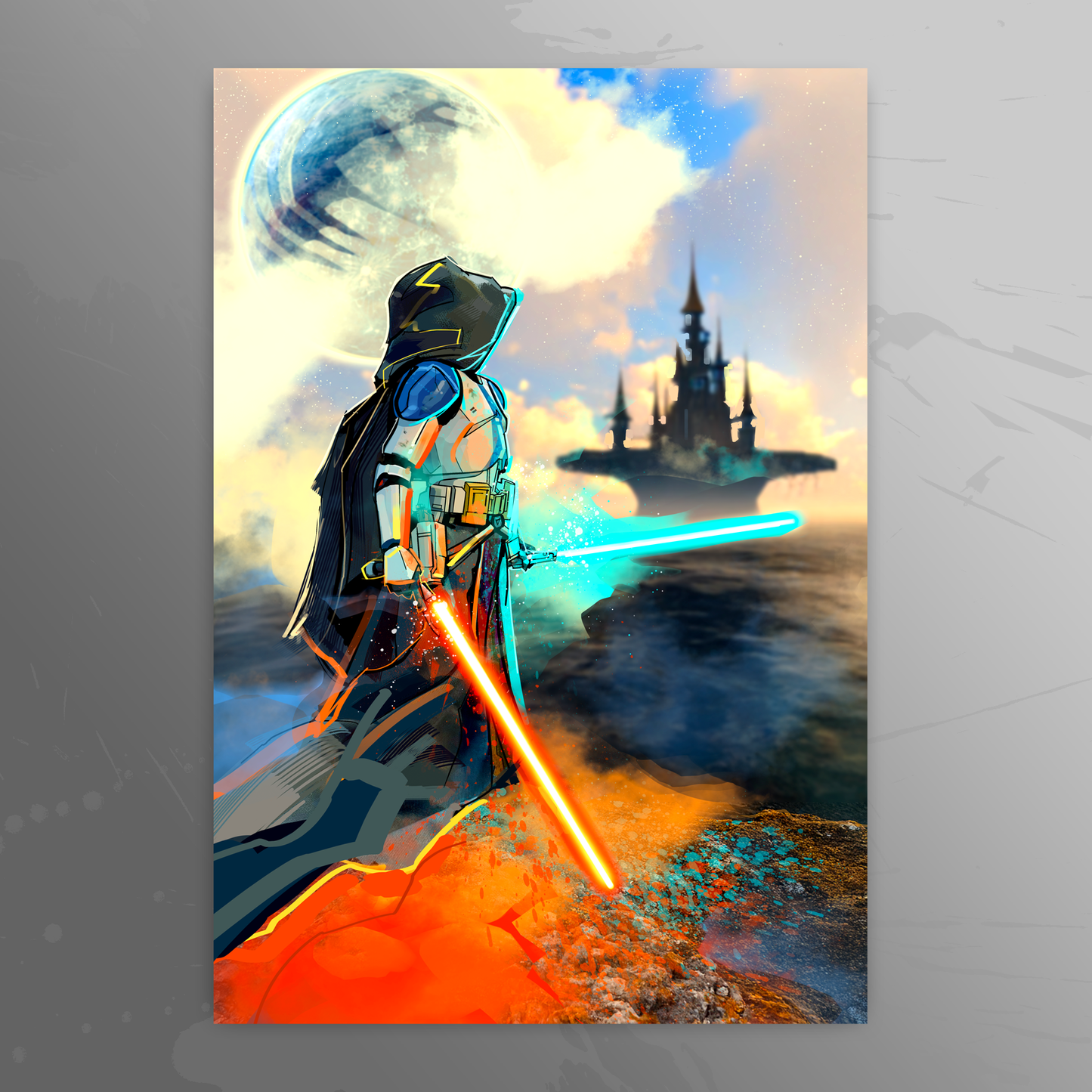 'Lost Jedi Horizon' art print by Venamis Eli Hyder