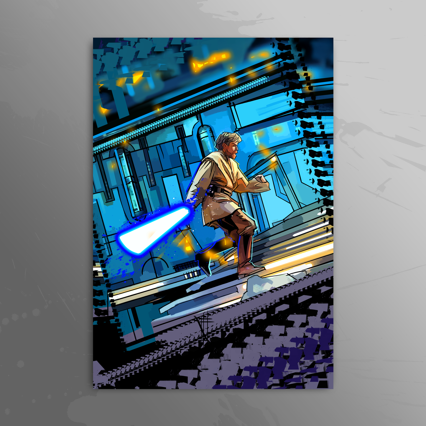 'Jedi Mastery' art print by Venamis Eli Hyder