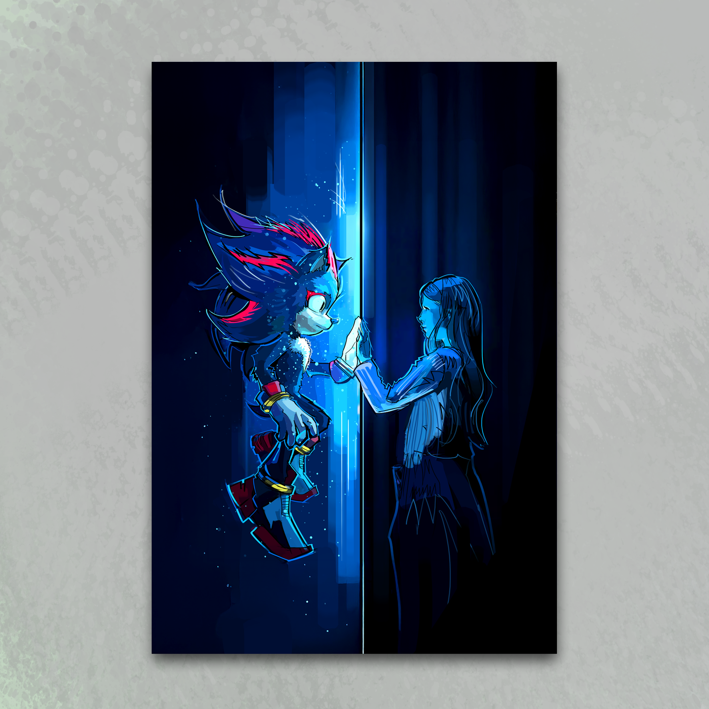 'Shadow and Maria' art print by Venamis Eli Hyder