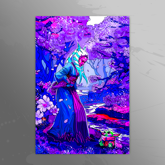 'Neon Peace' art print by Venamis Eli Hyder