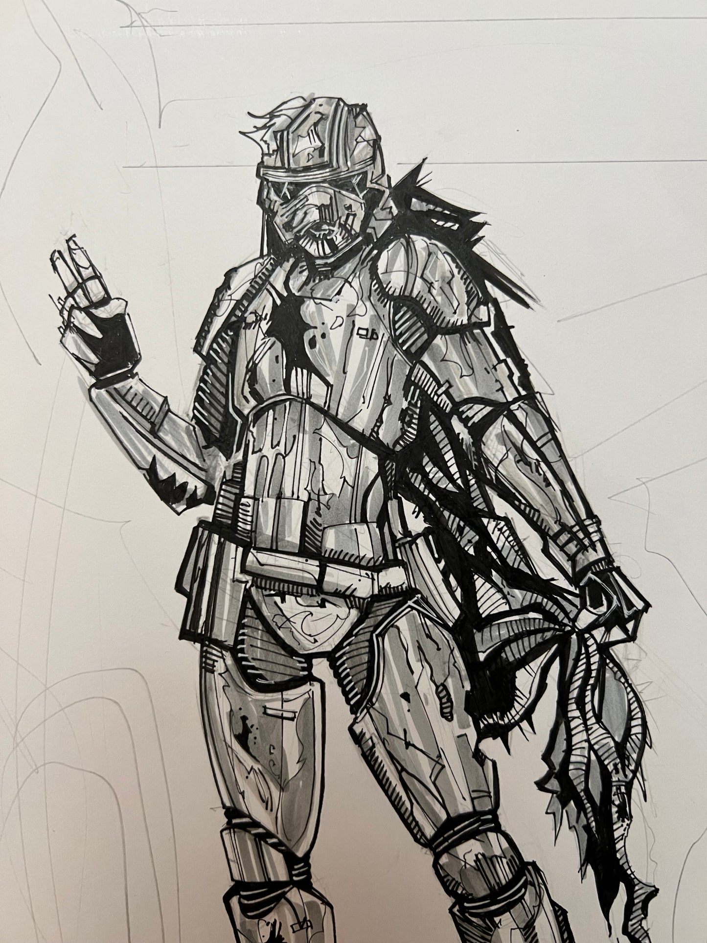 'Metal Phasma' original Art by Venamis Eli Hyder
