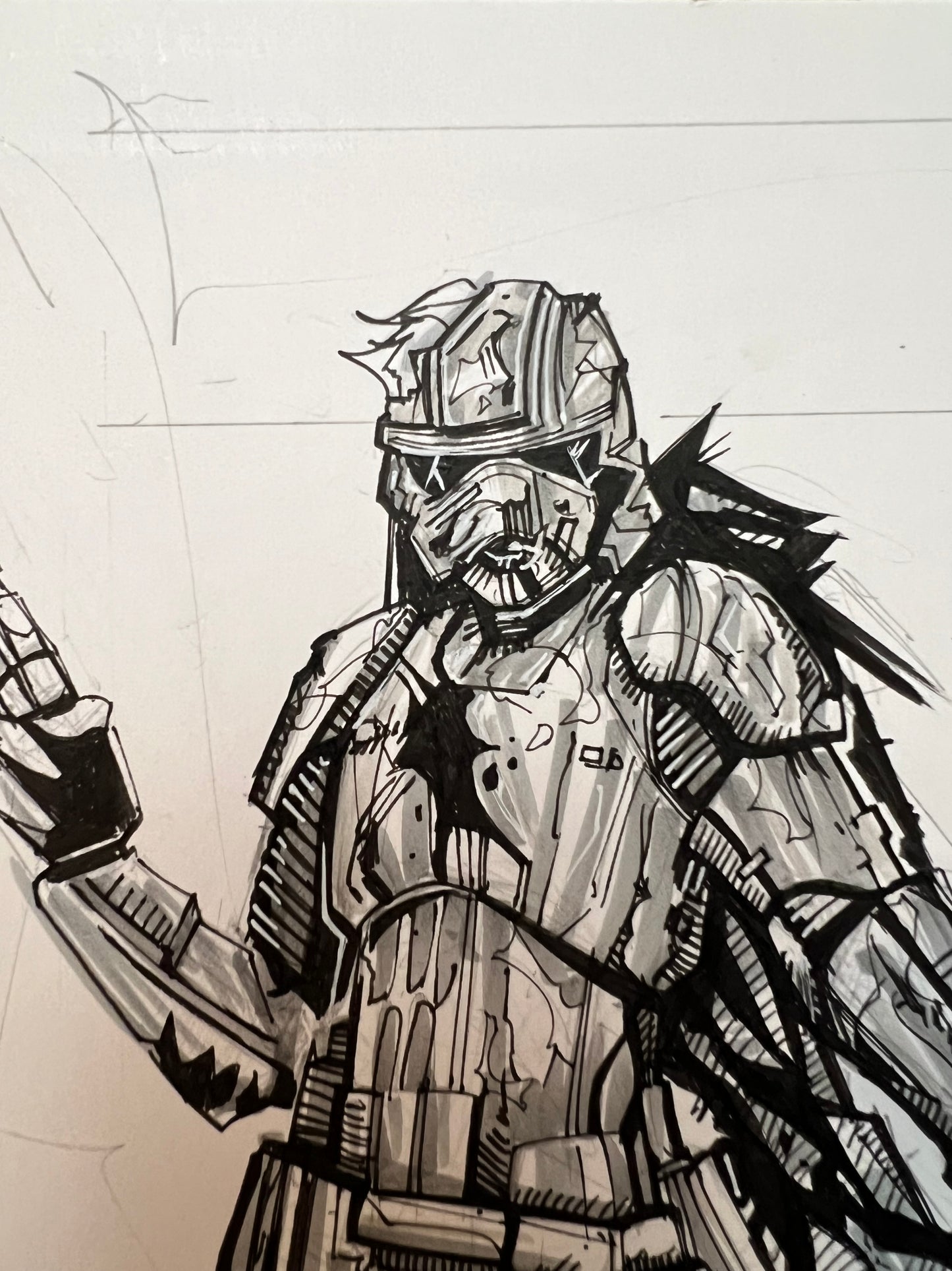 'Metal Phasma' original Art by Venamis Eli Hyder