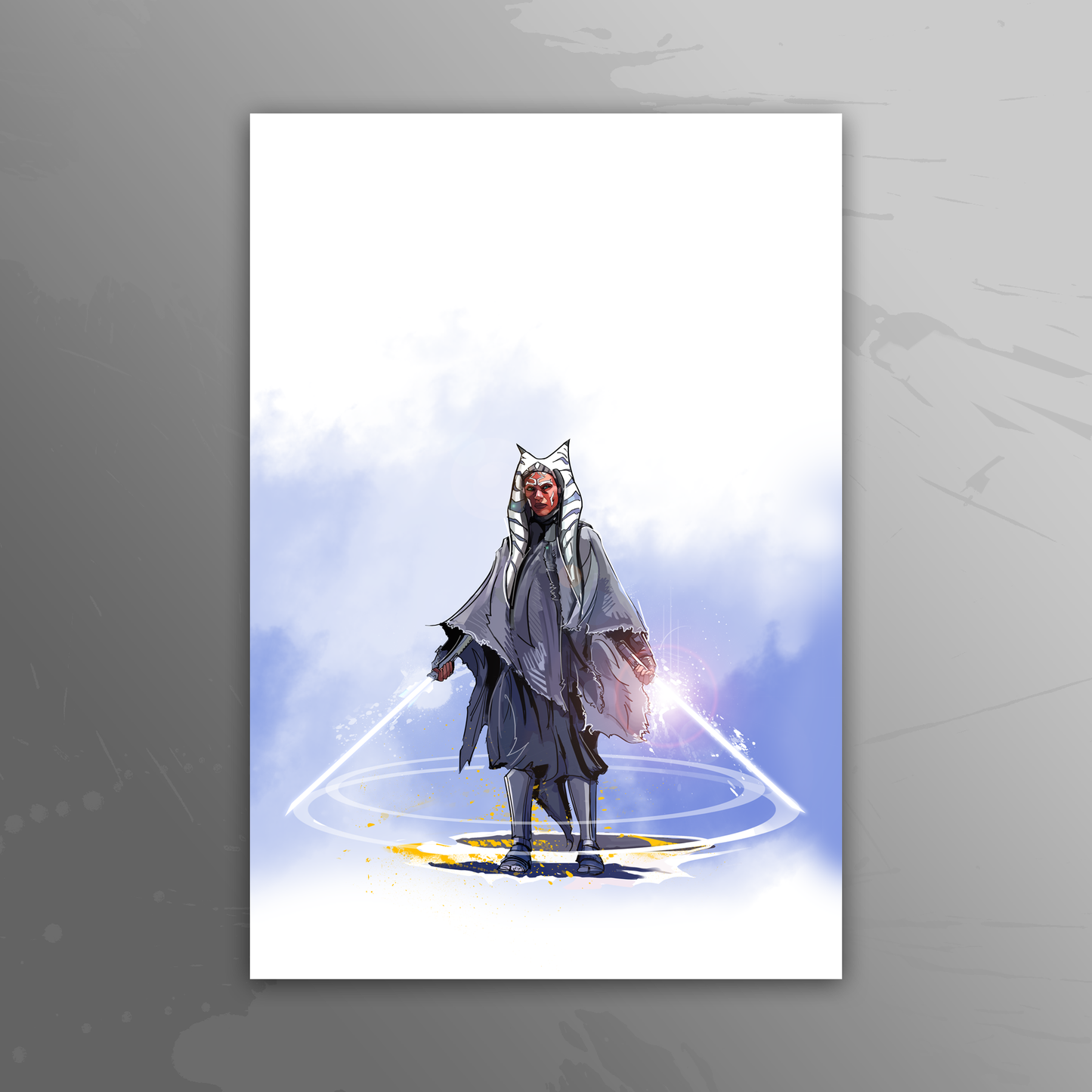 'Ronin Style Ahsoka' art print by Venamis Eli Hyder