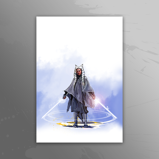 'Ronin Style Ahsoka' art print by Venamis Eli Hyder