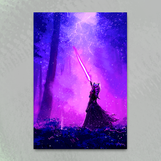 'Purple Forest' art print by Venamis Eli Hyder