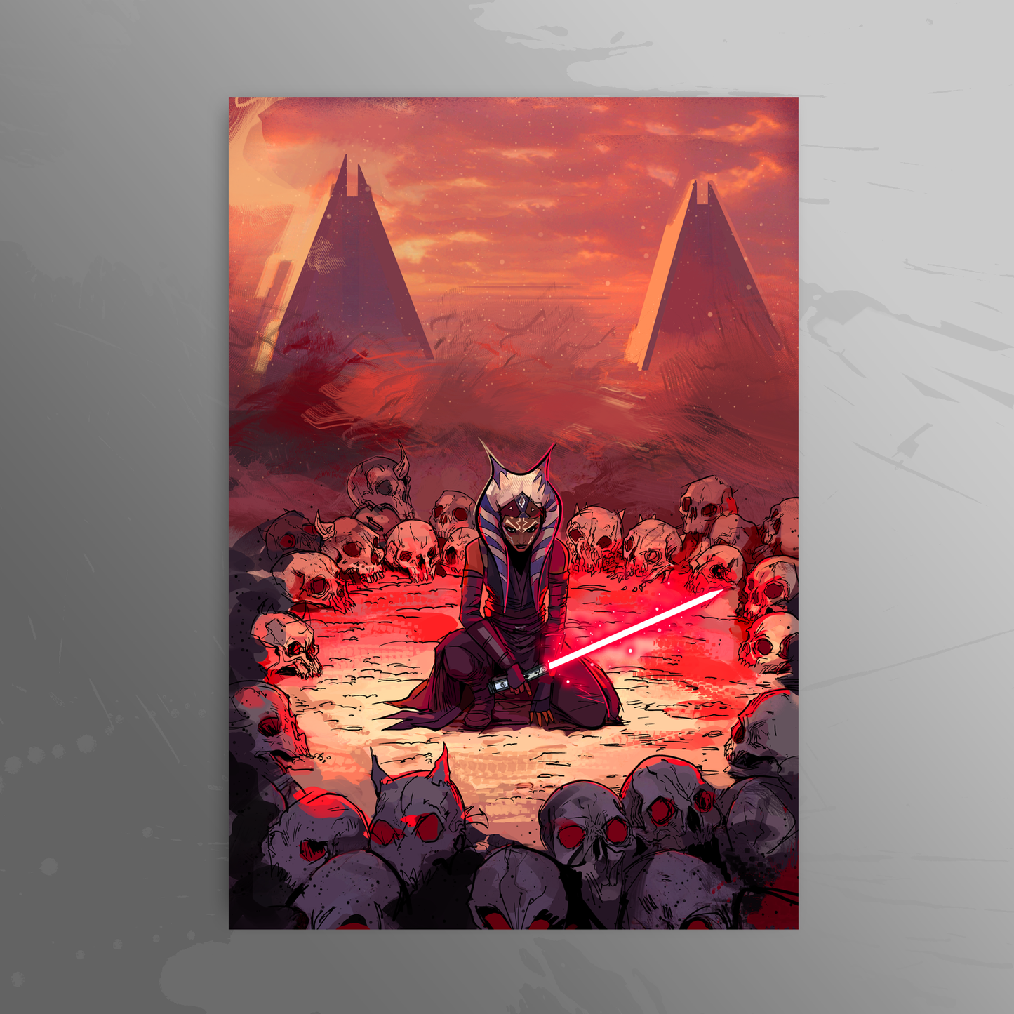 'Darkness Cover' art print by Venamis Eli Hyder