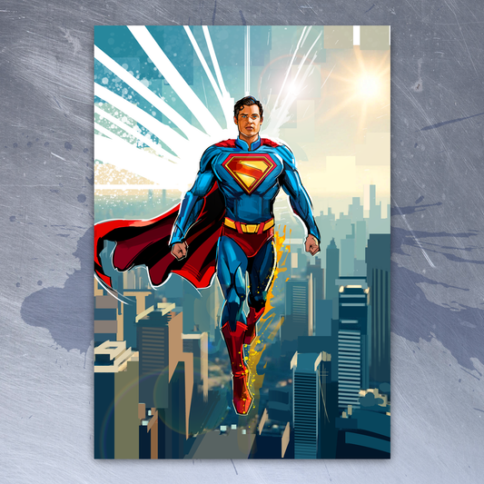 'Superman 2025' art print by Venamis Eli Hyder
