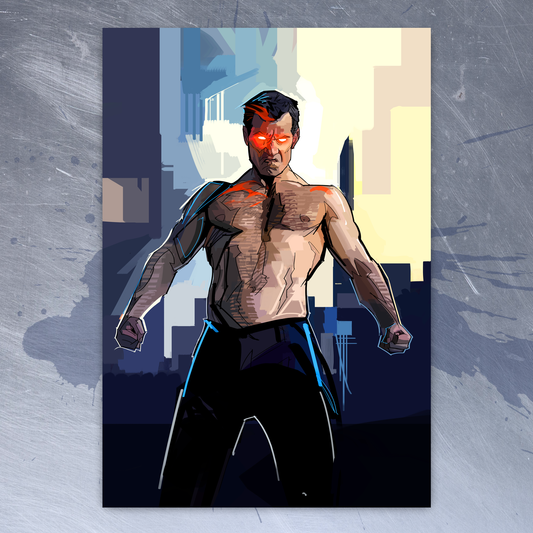 'Man of Steel' art print by Venamis Eli Hyder