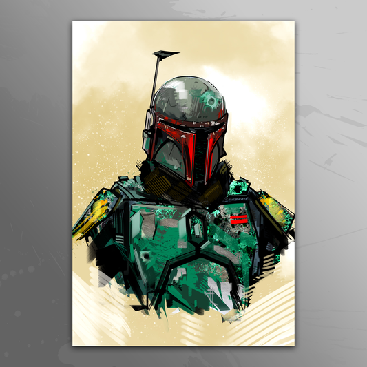 'Book Of Boba' art print by Venamis Eli Hyder