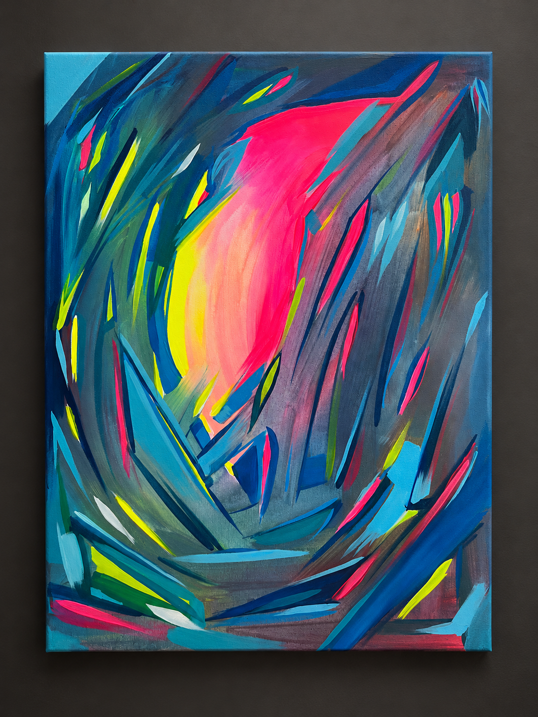 crystal painting studio view