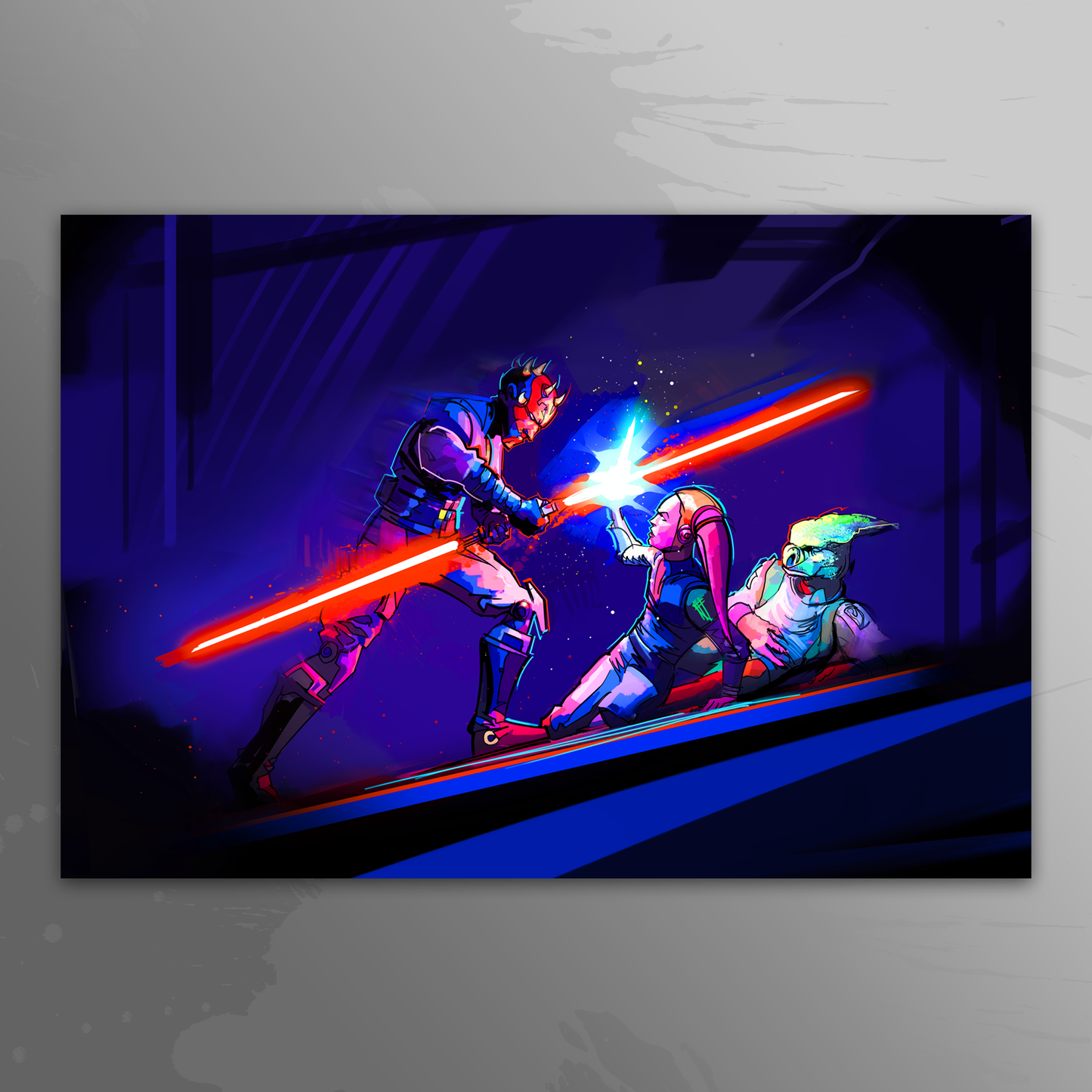 'Showing Mercy' art print by Venamis Eli Hyder