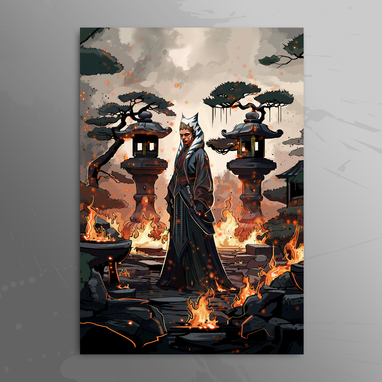 'Darkside Ahsoka' art print by Venamis Eli Hyder