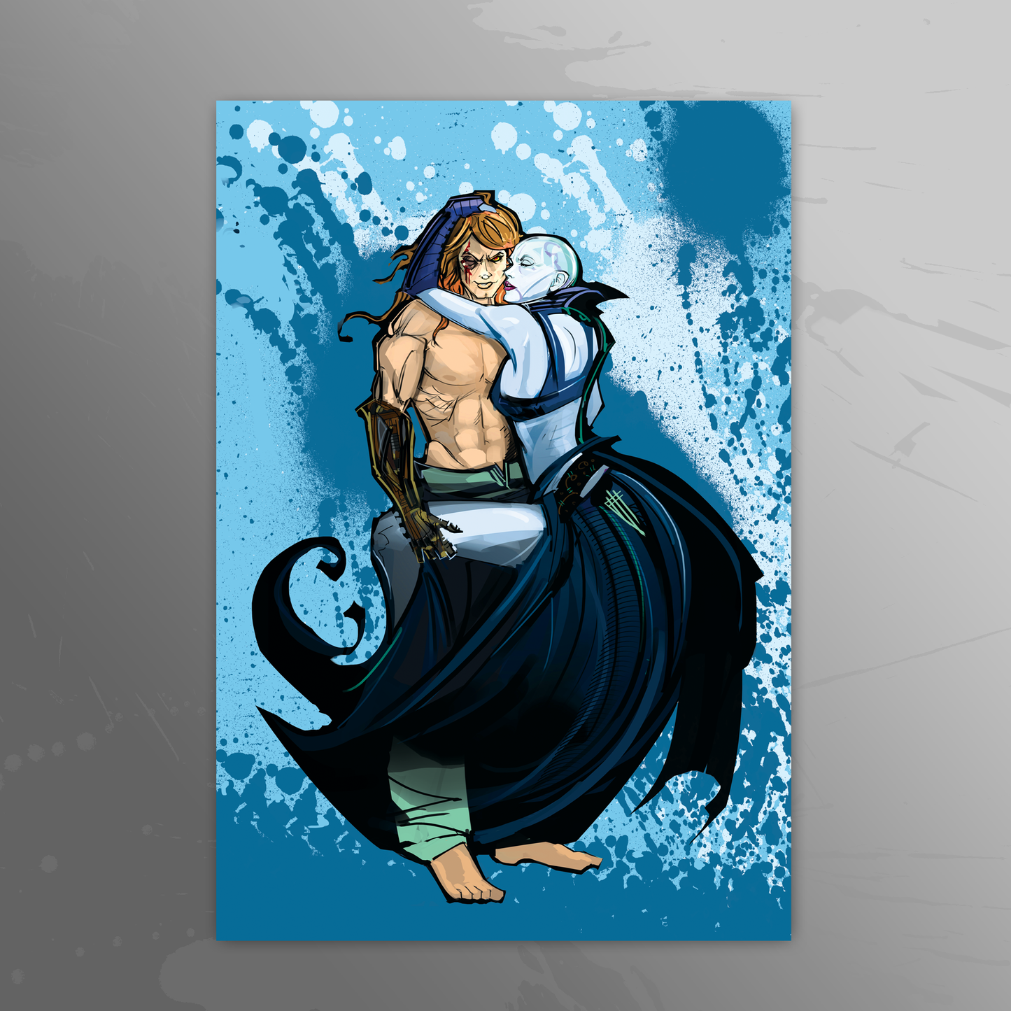 'Secret Lovers' art print by Venamis Eli Hyder