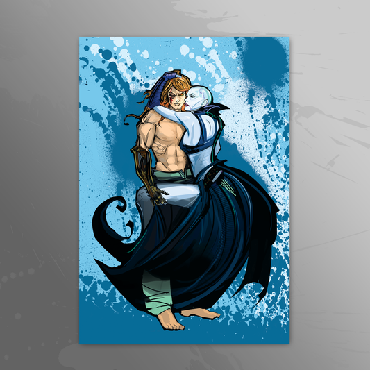 'Secret Lovers' art print by Venamis Eli Hyder