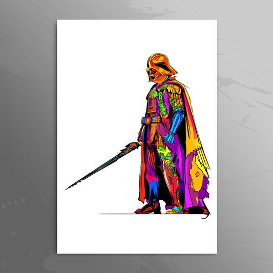 'Wild Vader' art print by Venamis Eli Hyder