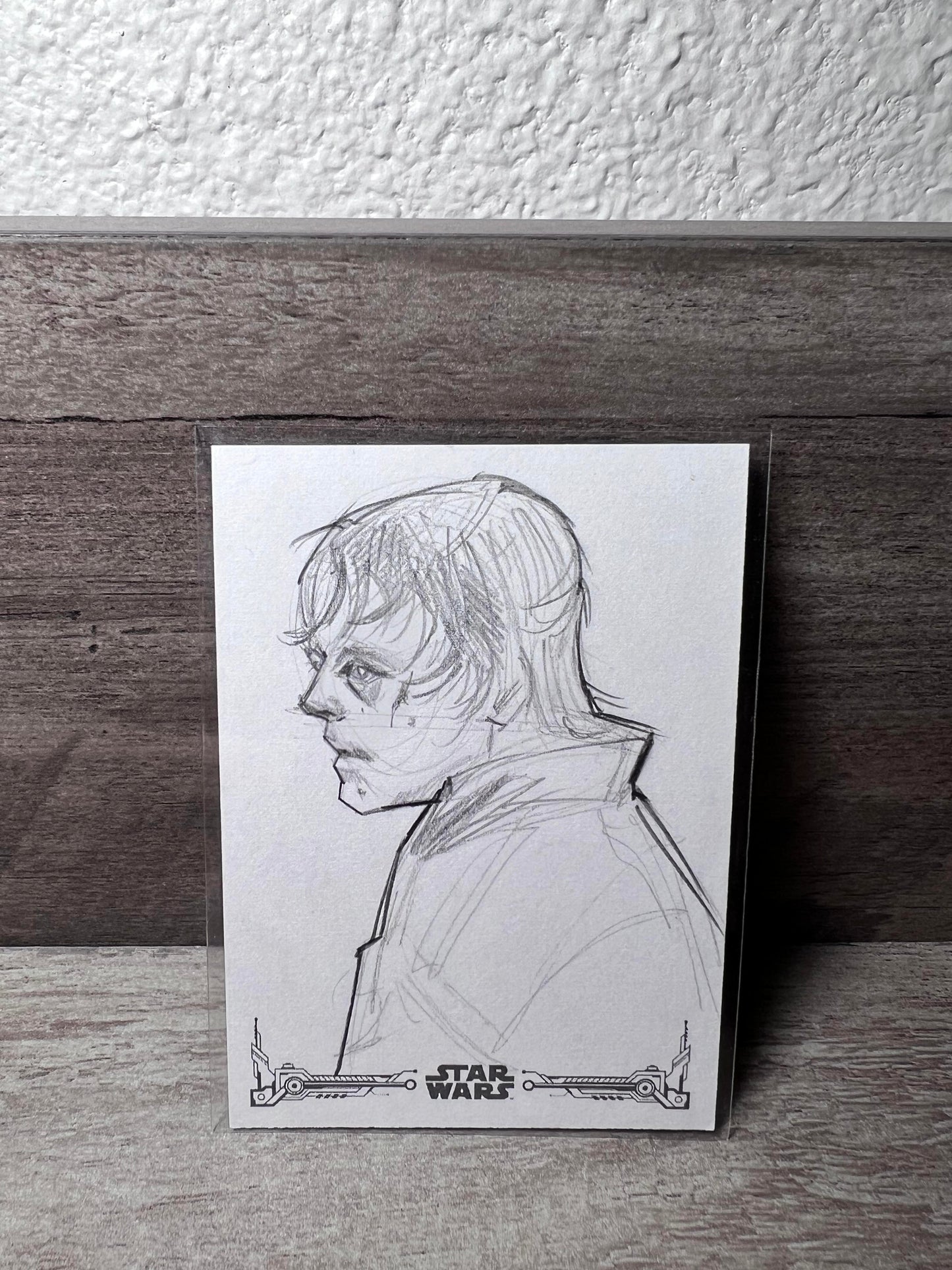 Official TOPPS STAR WARS sketch card by Venamis Eli Hyder