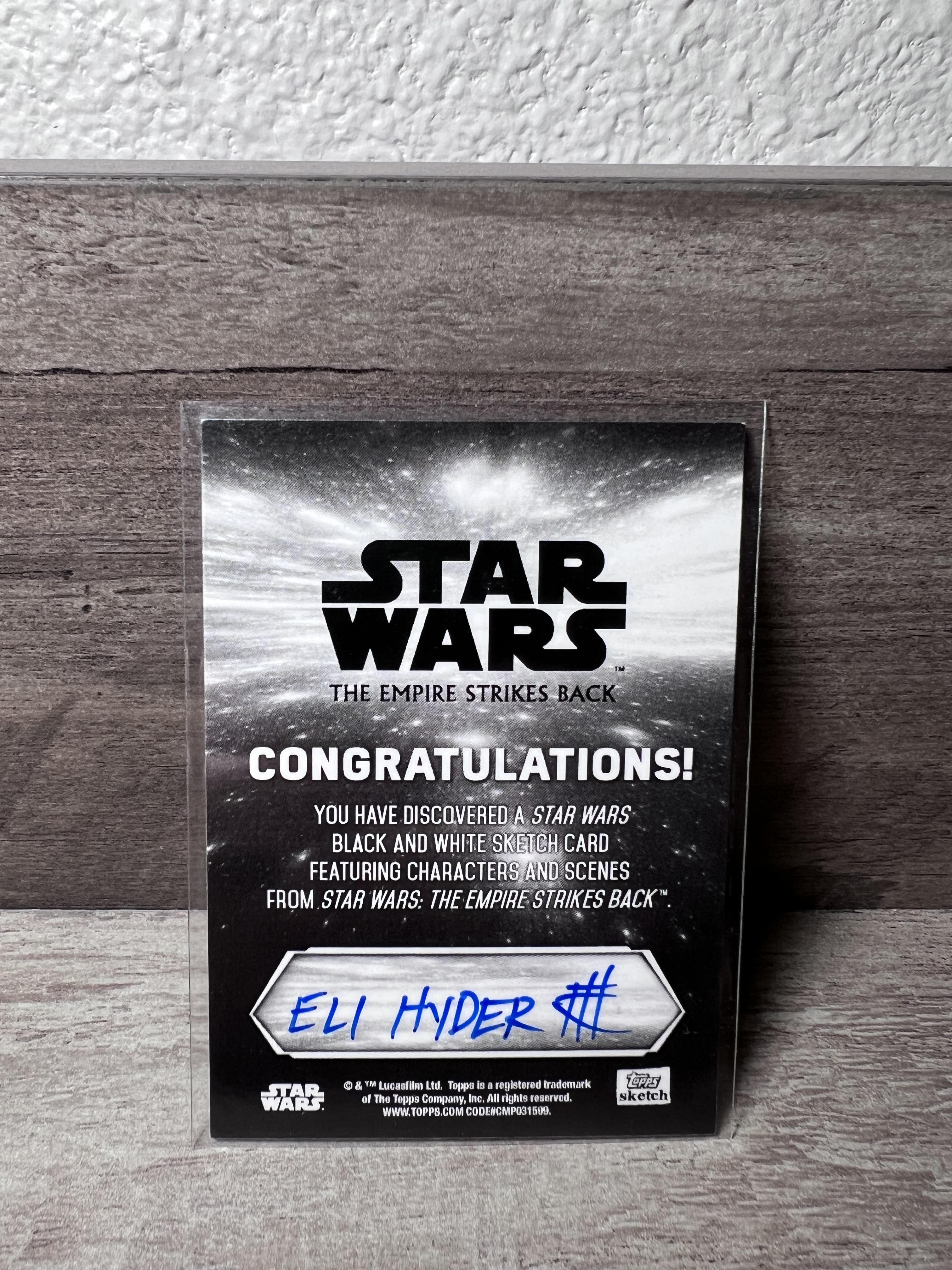 star wars sketch スケッチ　カード Toops Star Wars Sketch Card Darth Sidious / Sheev Palpatine