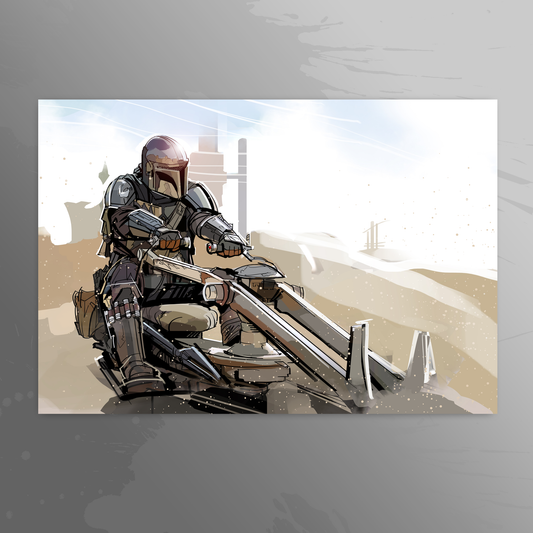 'Easy Rider' art print by Venamis Eli Hyder