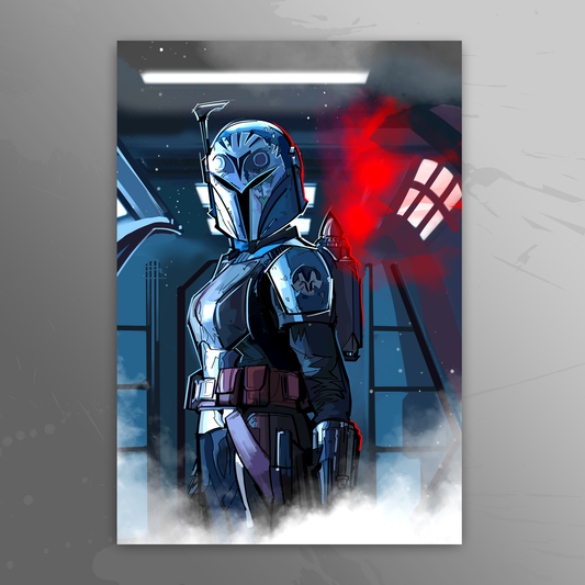 'Bo-Katan Hallway' Art print by Venamis Eli Hyder