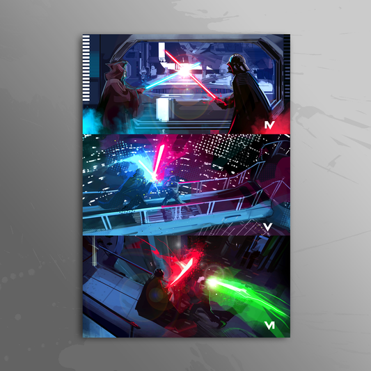 'Duels 4-6' art print by Venamis Eli Hyder