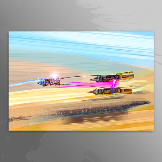 'Pod Racer' art print by Venamis Eli Hyder