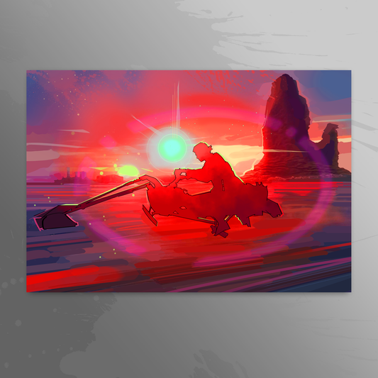 'Anakin's Fury' art print by Venamis Eli Hyder