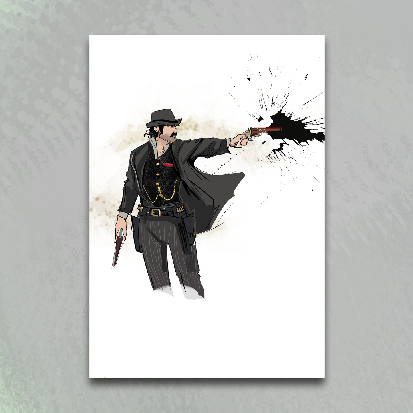 'RDR2 Dutch' art print by Venamis Eli Hyder