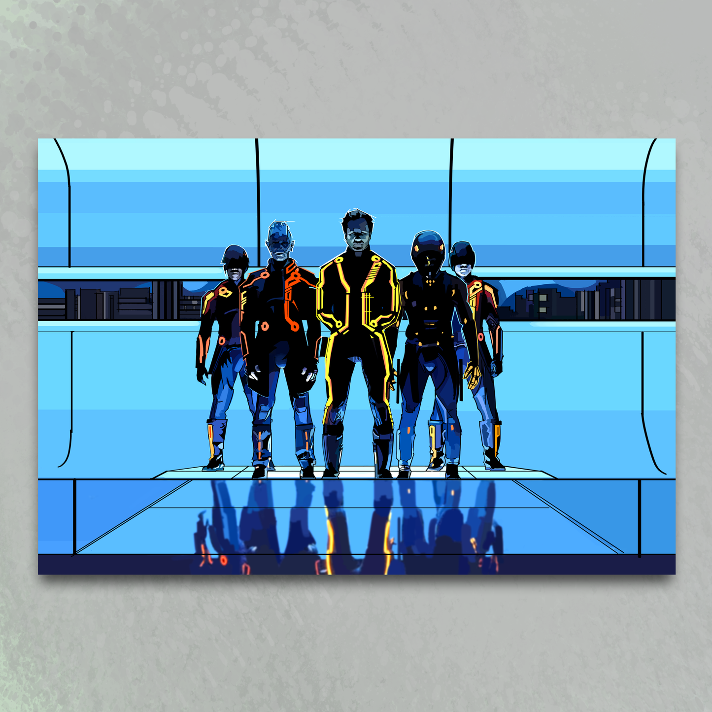 'Clu's crew' art print by Venamis Eli Hyder