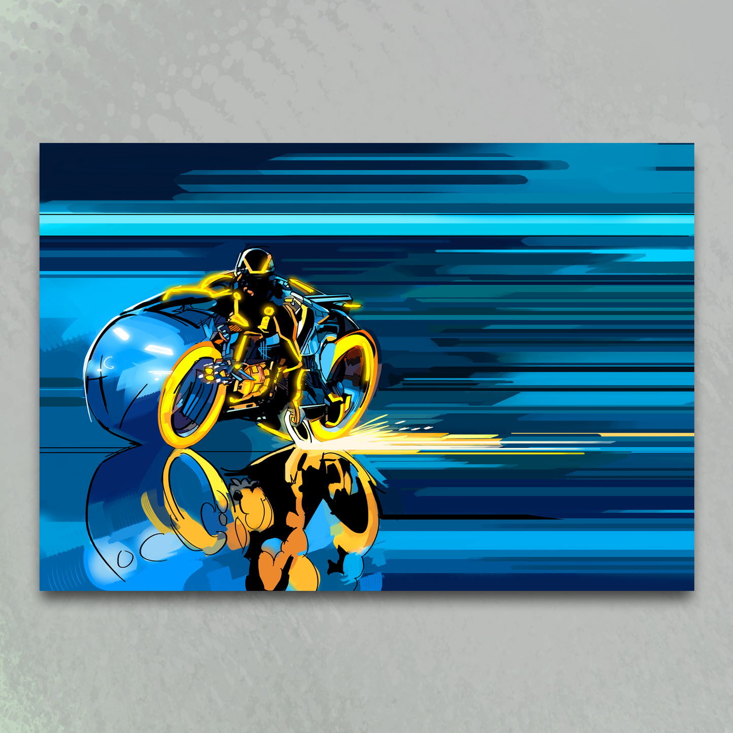 'Lightcycle' art print by Venamis Eli Hyder