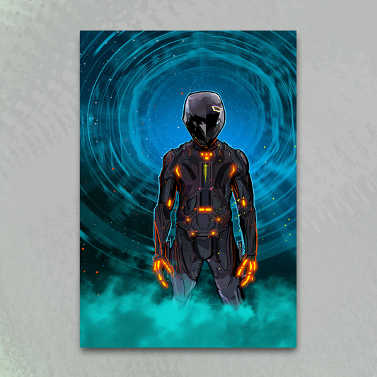 'Rinzler with Helmet' art print by Venamis Eli Hyder