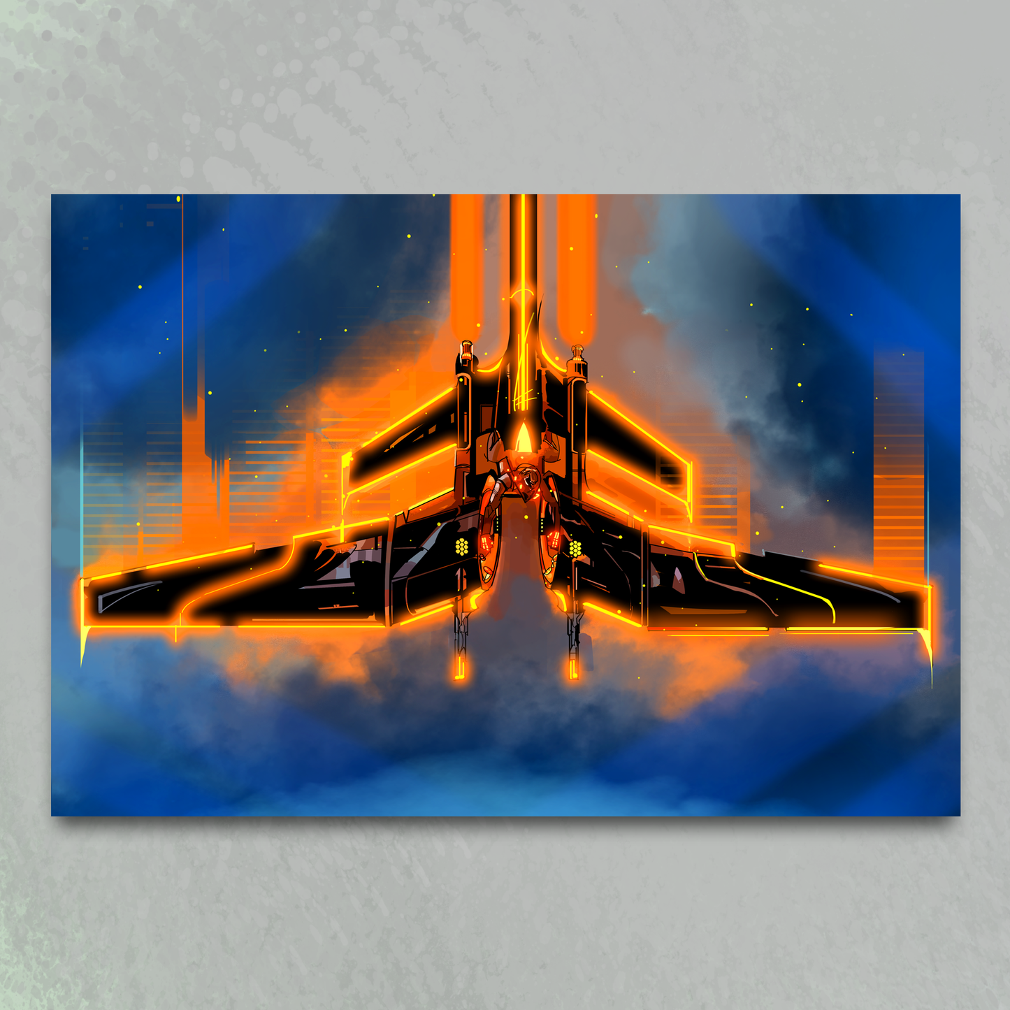 'Light Jet Fire' art print by Venamis Eli Hyder
