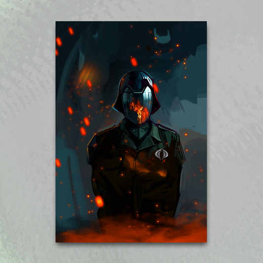 'Cobra Commander' art print by Venamis Eli Hyder