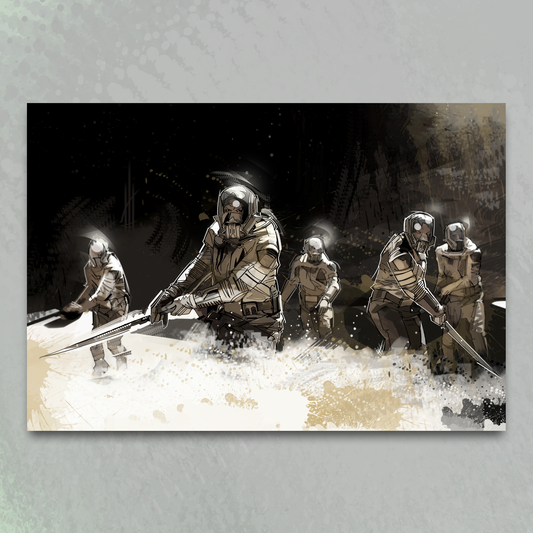 'Dune Warriors' art print by Venamis Eli Hyder