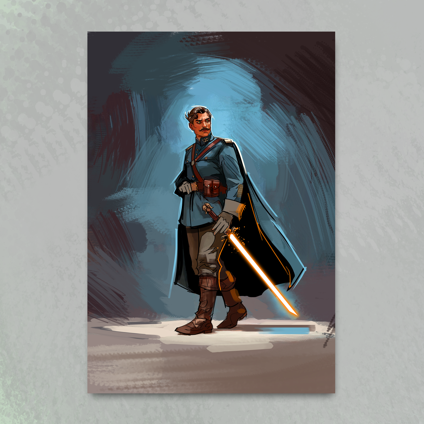 'Captain Swagger' art print by Venamis Eli Hyder