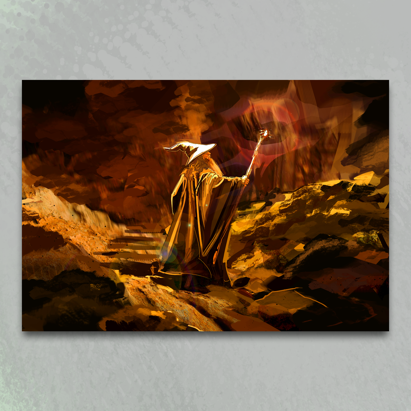 The Wizard art print by Venamis Eli Hyder