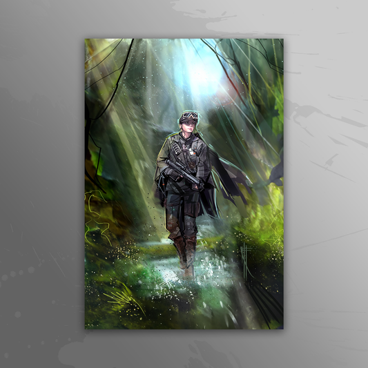 'Jungle Jyn' art print by Venamis Eli Hyder