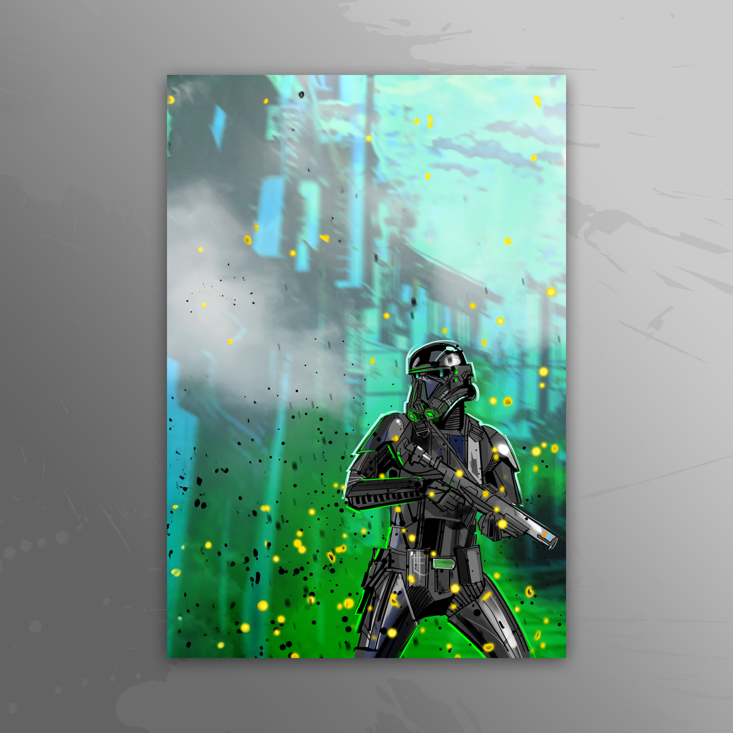 'Deathtrooper' art print by Venamis Eli Hyder