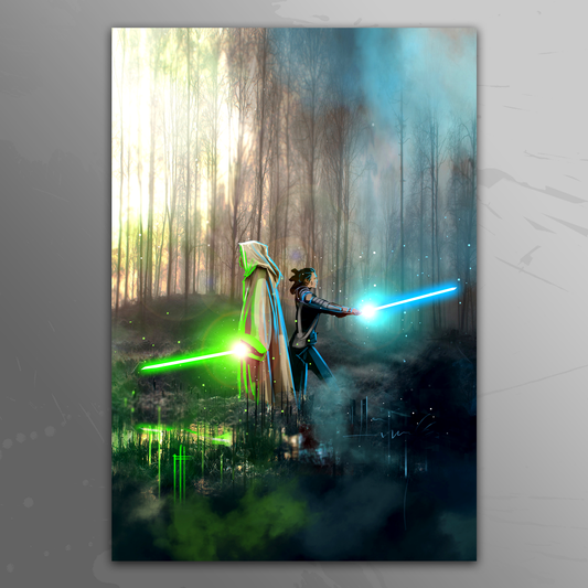 'Jedi Training Art' print by Venamis Eli Hyder